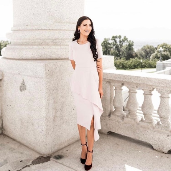 rachel parchell Dresses & Skirts - RACHEL PARCELL Collection Sweet Lilac Midi Modest